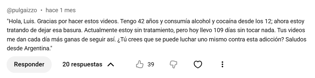 Comentario de @pulgaizzo en YouTube sobre Zeus